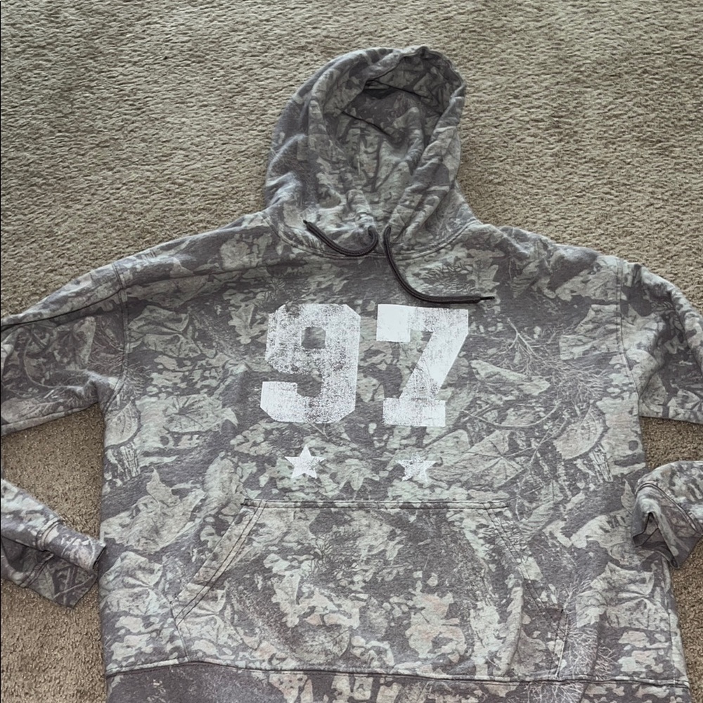 Urban Outfitters Gray Camouflage Sweater